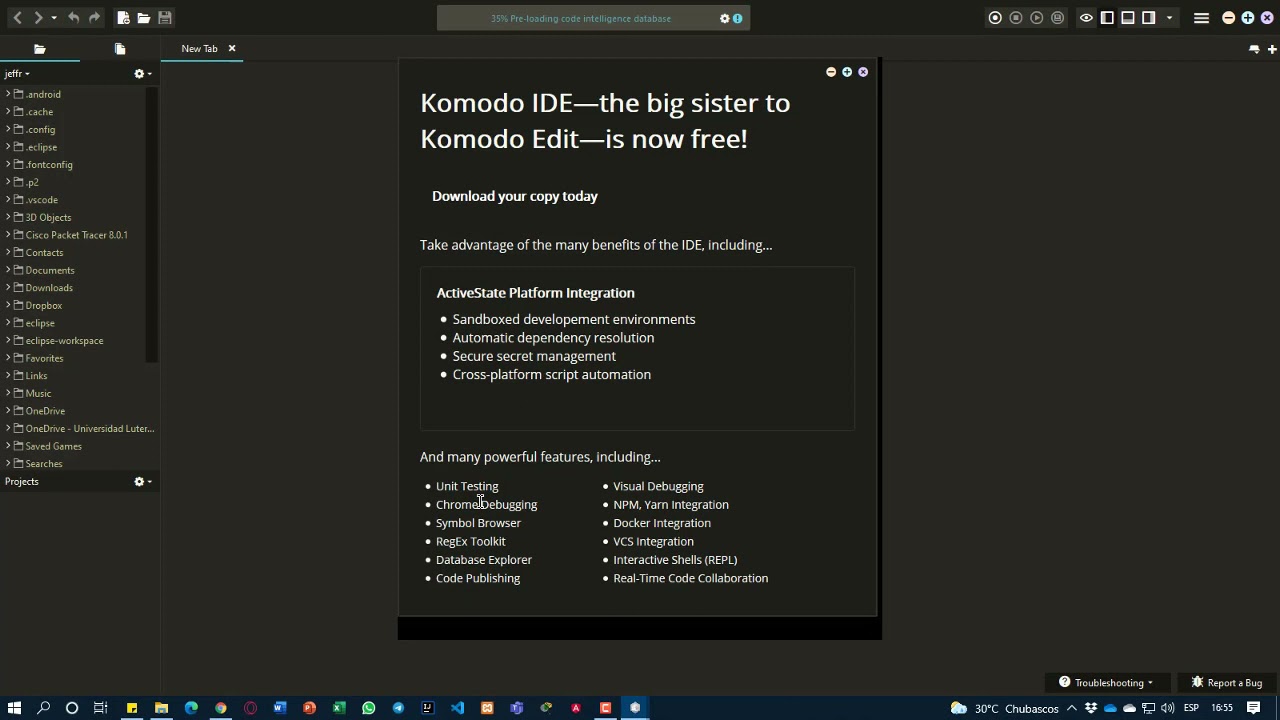 Instalación De Ide De Programación   Komodo Ide