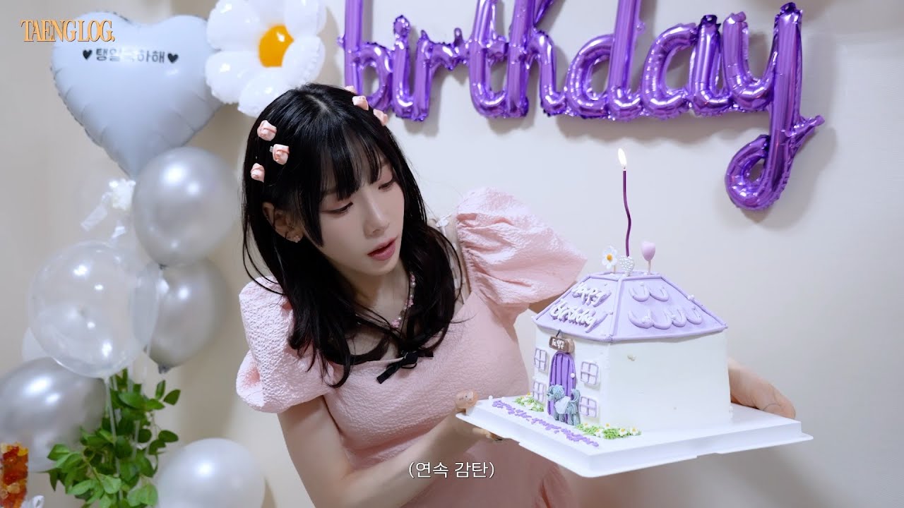 [TAENG LOG #8] 탱일 축하합니다 🥳🌸 | 태연 놀라운 토요일 비하인드 (TAEYEON Amazing Saturday Behind)