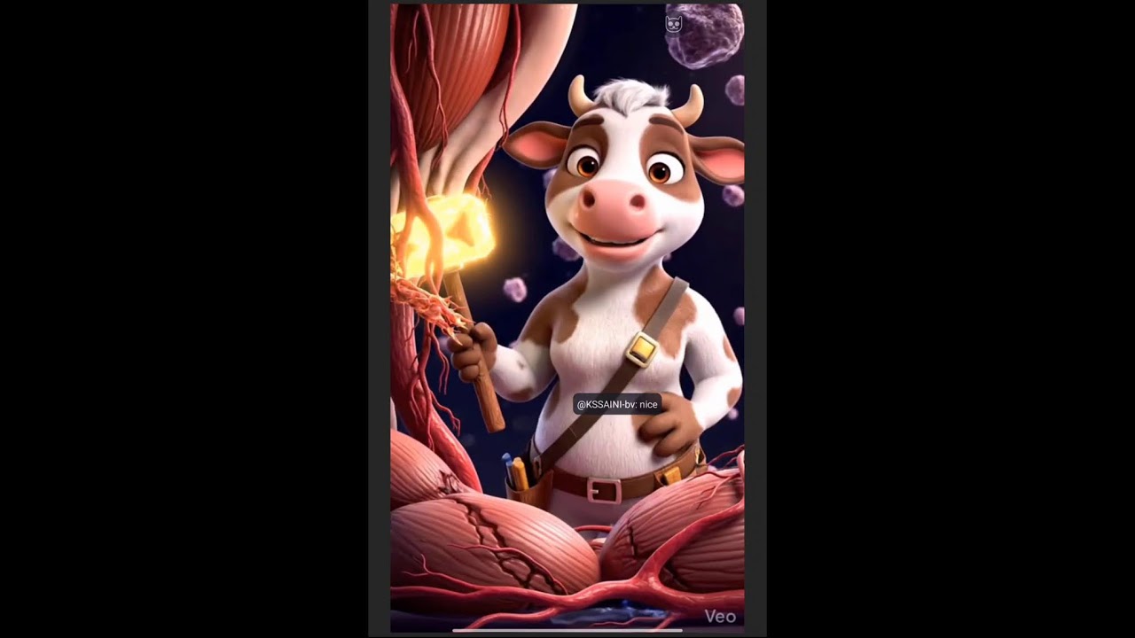 3D animation food live stream