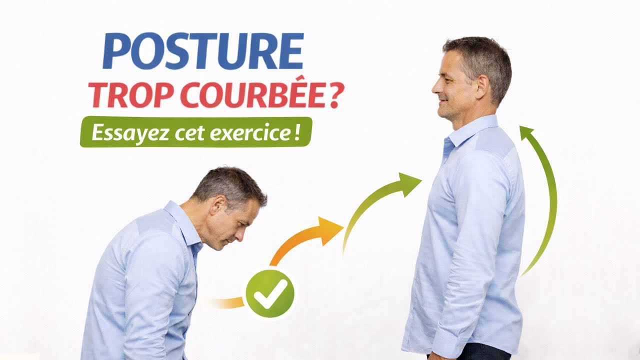 Posture et tronc posture trop courbée? Essayez cet exercice !