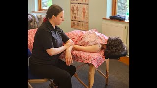 Deep tissue hand and arm massage