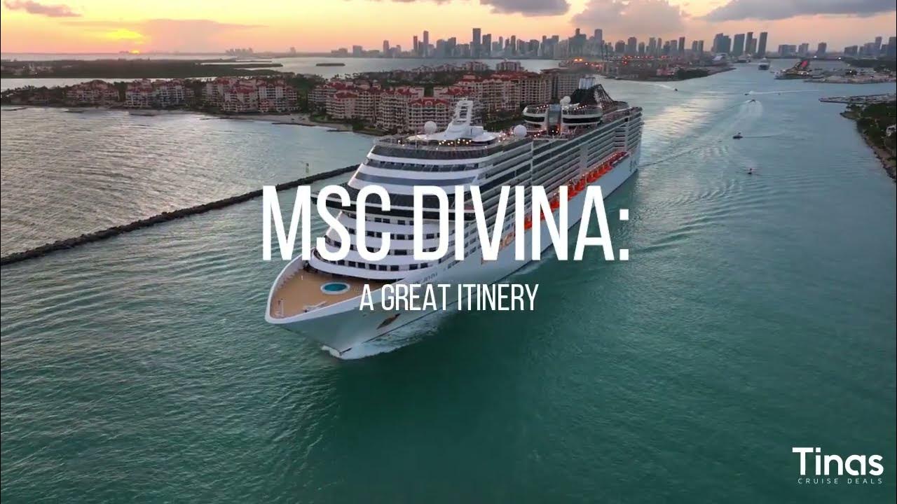 MSC Divina A Great Itinerary YouTube