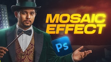 Mosaic effect in Photoshop | Photoshop Effect | Nextory | Shahednext