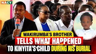 Wakirumba's brother tells what happened to Kinyita's child during his burial
