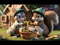 a story of rabbit and quarrel in 3D