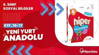6. Sınıf Sosyal Bilgiler - Yeni Yurt Anadolu - Kültür Ve Miras