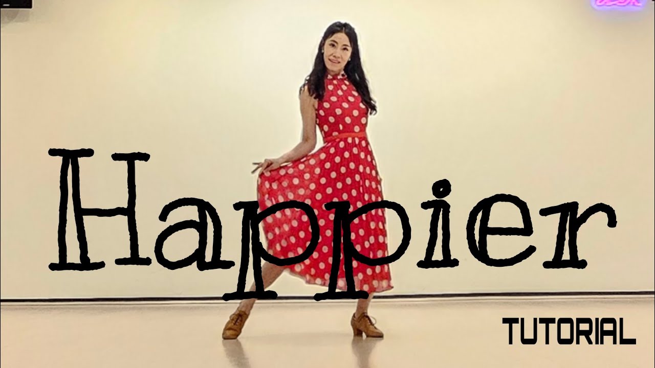 Happier Linedance by Sue (Tutorial)/듣자마자 행복해지는 사랑스런 위브가 매력적인 초중급댄스 ~ 