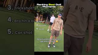 These golf moments will surprise, you stay till the end #golf