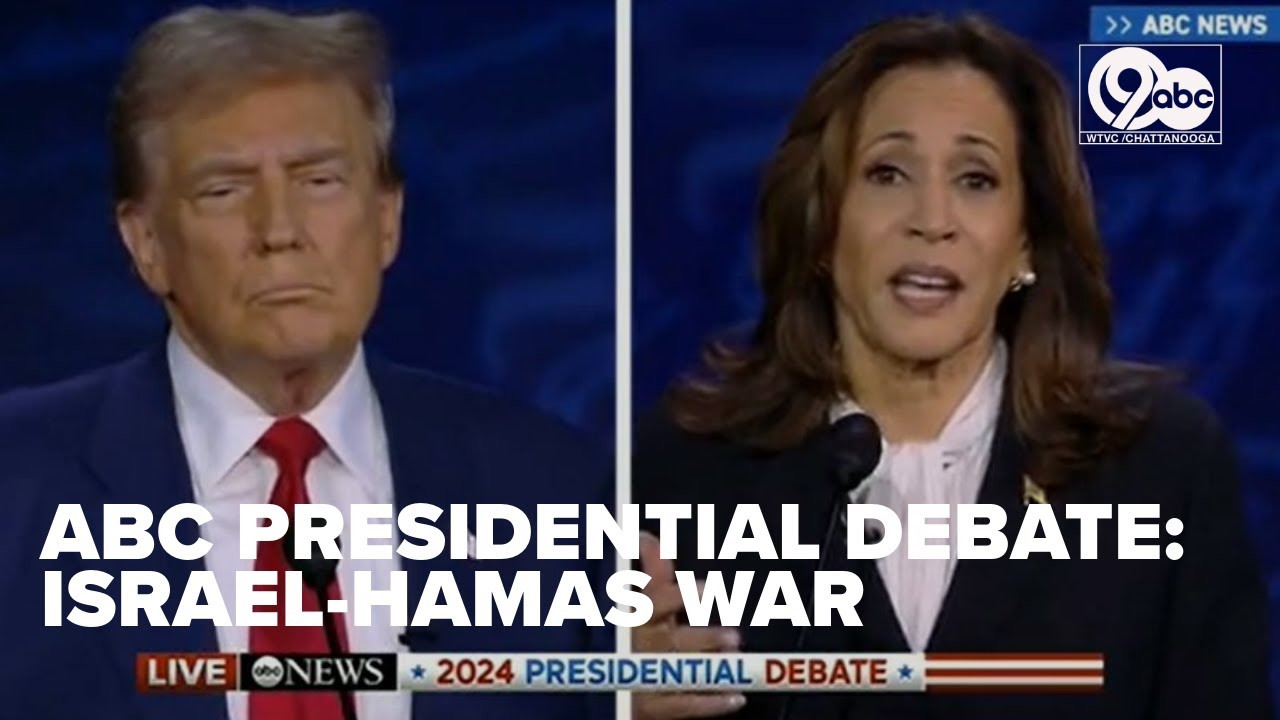 Harris v. Trump on Israel-Hamas war at ABC debate - YouTube