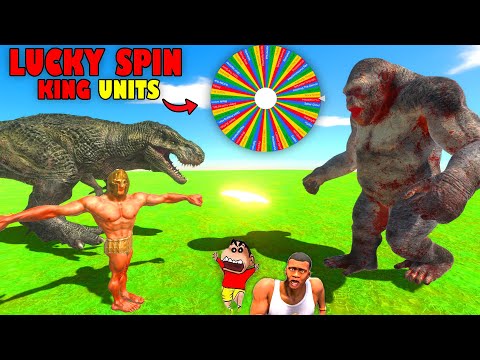 LUCKY MYSTERY SPIN BATTLES with SHINCHAN vs CHOP vs AMAAN-T in Animal Revolt Battle Sim KING UNITS