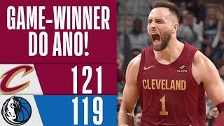 GAME-WINNER ESPETACULAR DE STRUS! Os 5 minutos finais de Cavs x Mavericks