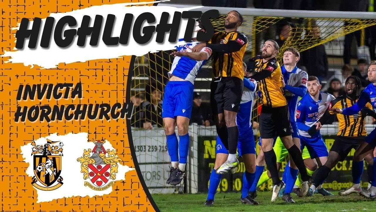 Highlights | Folkestone Invicta 0-2 Hornchurch FC | Isthmian Premier Division