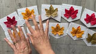 DIY Autumn Garland: Turn Old Book Pages into Home Decor 🍂