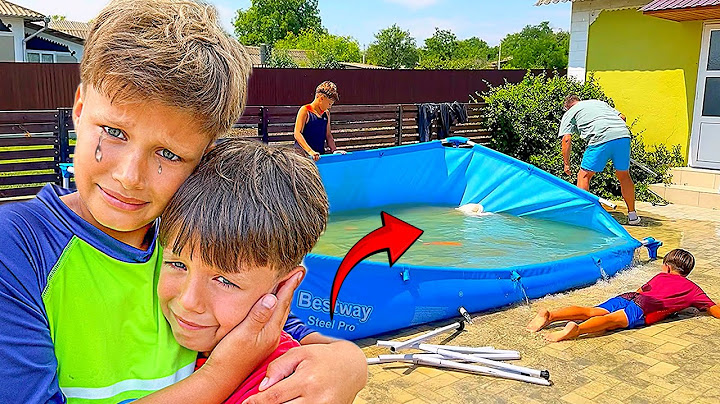 🆘Piscina Noastră s-a SPART😰💦/ Rămânem fără PISCINĂ oare?