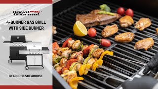 [EN]Royal Gourmet® GE4000BE/GE4000SE 4-BURNER CABINET GAS GRILL