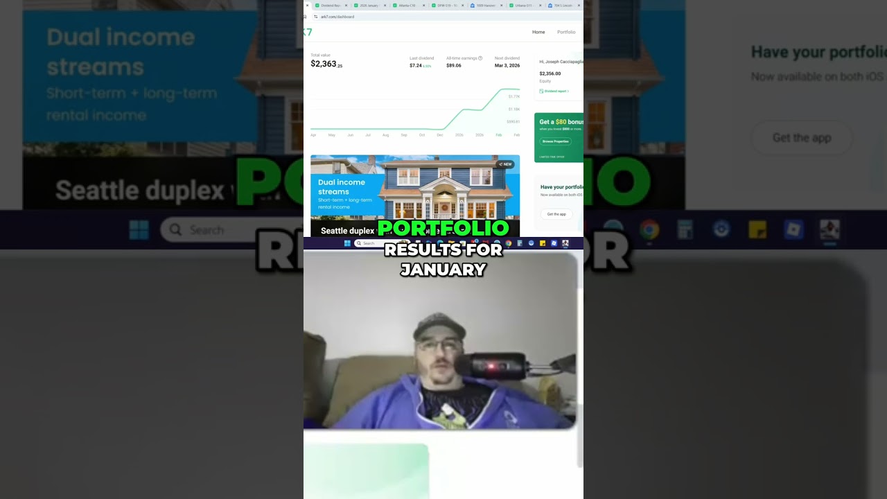 ARK7 Portfolio: January Results & Fractional Investing 