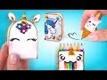 🦄 Bricolage : Des Mini Fournitures Scolaires de Licorne