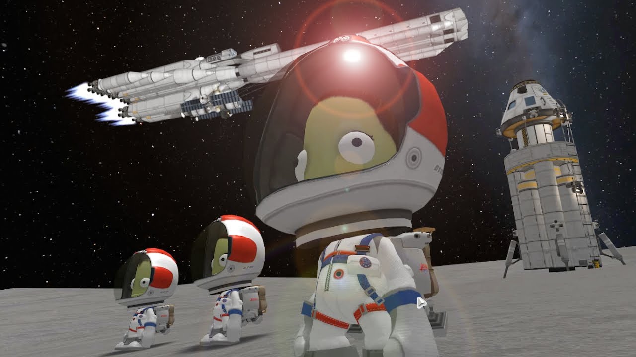 How To Land On Dres With Style Huge Kerbal Ship Kerbal Space