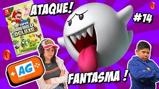 Super Mario Bros U Deluxe A por el FANTASMA Gameplay en Nintendo Switch Español Capitulo #14