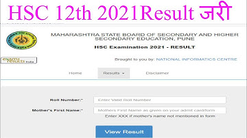 HSC result 2021 live checking , HSC Class 12th Result 2021 , kese dekhe  how to check , hsc result