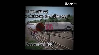 ka putri deli anjlok #railfansindonesia #train #keretaapiindonesia #keretaapi