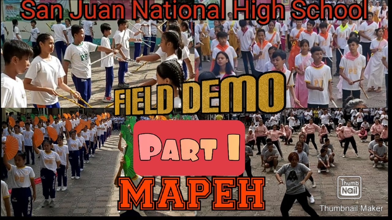 San Juan National High School Field Demo 2020 Part 1 Updated