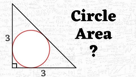 Inscribed Circle of an Isosceles Right Triangle