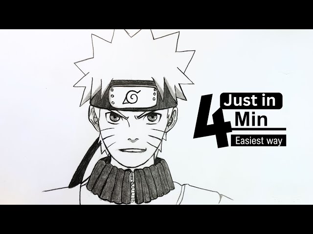 how to draw Naruto Uzumaki step-by-step using just a pencil, Easy drawings  for beginners, pencil, Naruto Uzumaki, drawing, how to draw Naruto  Uzumaki step-by-step using just a pencil