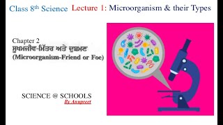 Lec- 1 || CH-2 Microorganism and their Types ll 8th Class Science || ||  APRIL-MAY SYLLABUS