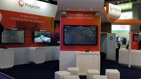 ISE 2018 - Polycom booth walk through