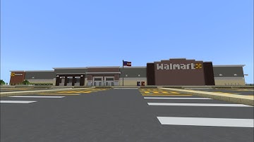 Minecraft: City Of Evansburg - Episode 17 - Walmart Supercenter - Part 1 (Speed Build)