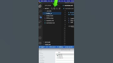 Folders & files in VS Code made super fast like this!