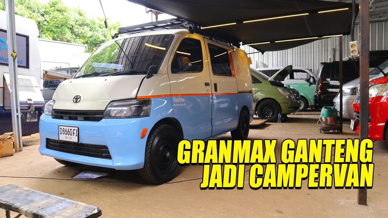 GRANMAX GANTENG JADI CAMPERVAN LENGKAP