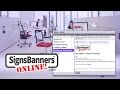 Access your own special admin  signs banners online