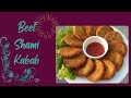 Beef shami kabab  easy shami kabab  by yourcook