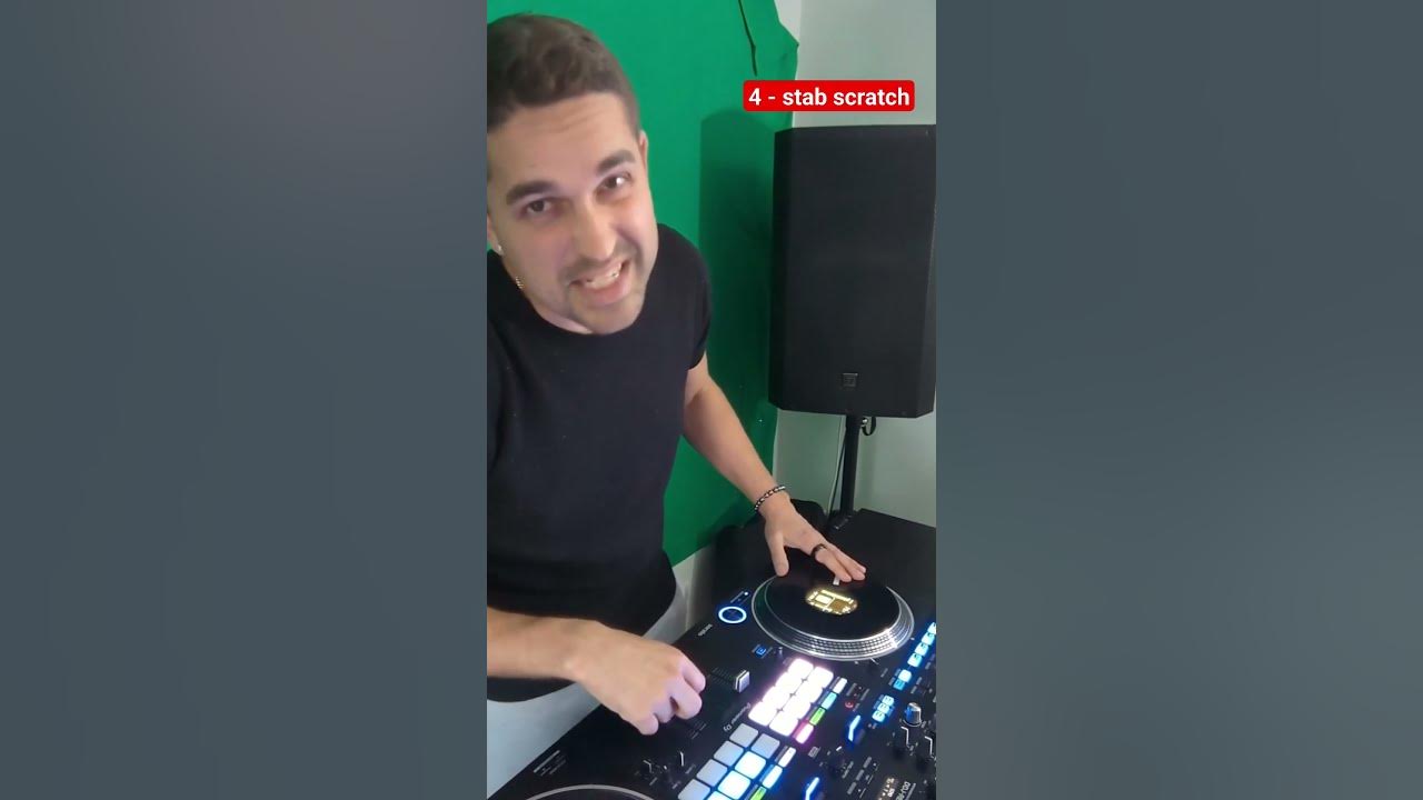 4 EASY scratches to learn now. #dj #scratchdj #pioneerddjrev7