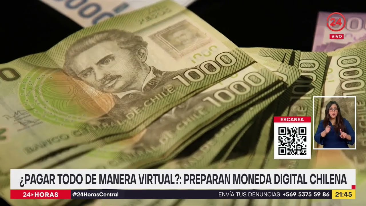 ¿Pagar todo de manera virtual?: preparan moneda digital chilena | 24 Horas  TVN Chile