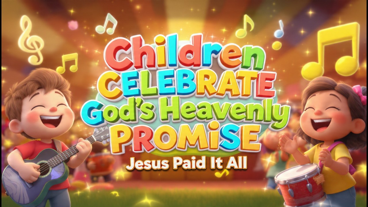 Children Celebrate God’s Heavenly Promise | Jesus Paid It All #KidsWorship #SundaySchoolSongs