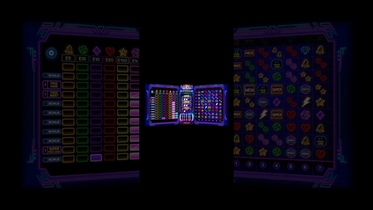 National Lottery Cash Bolt Super Prize Game