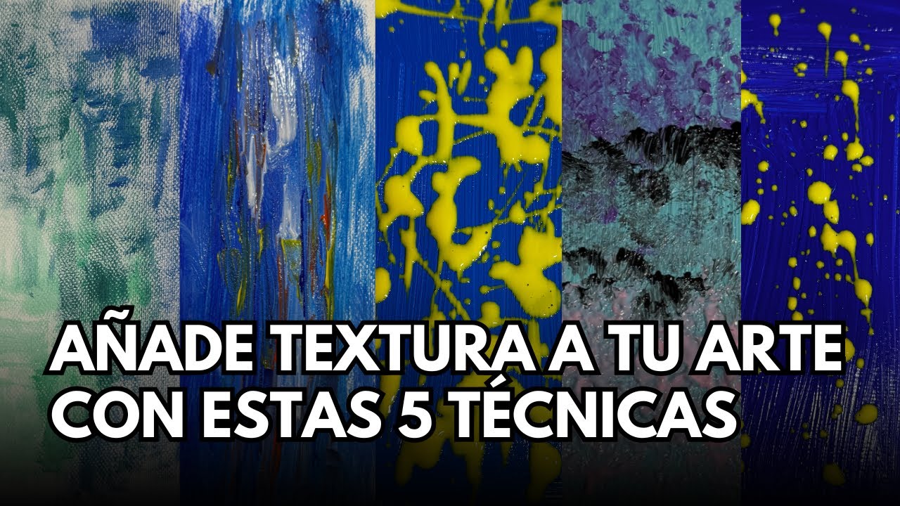PRUEBA ESTAS 5 TÉCNICAS PARA DAR TEXTURA A TUS PINTURAS (Stippling, Splattering, Dripping)