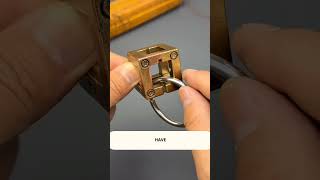 Can you take the ring out of the iron box?#iq #brainteaser #puzzle #iqtest