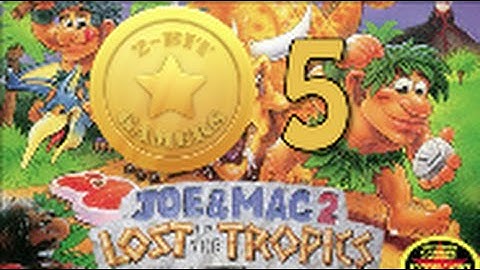 Joe & Mac 2: Lost in the Tropics - Nonchalant T-Rex - Part 5 - 2-Bit Gamers