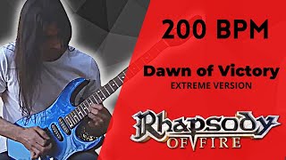 EXTREME Version of Dawn Of Victory 200 BPM | Solo | Cover