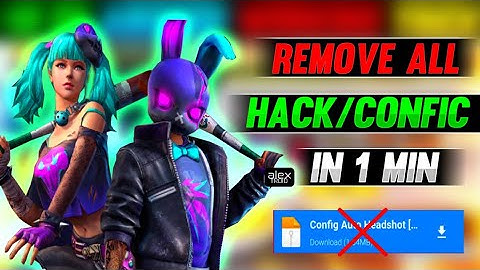 Remove All Hack In Free Fire Today❗ How To Remove Config File | Free Fire Hack Delete Kasa Kara 💯