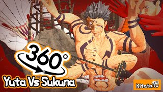 Yuta vs Sukuna 360° [แอนิเมชั่น 4k] jujutsu kaisen