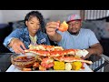 MASSIVE SEAFOOD BOIL| KING CRAB, SNOW CRAB,GREEN LIP MUSSELS + LETS GET DEEP