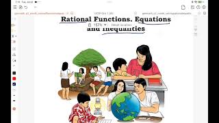Module 5: Rational Functions, Equations and Inequalities (Pre-test)