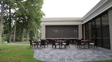 Rollac Zipshade Installation - Country Club