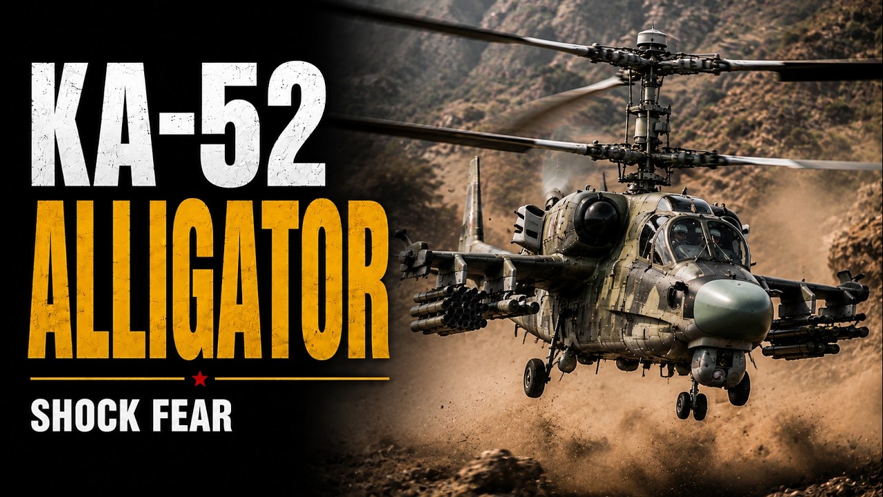 Ka-52 Alligator | Russia’s Attack Helicopter Built for Shock and Fear
