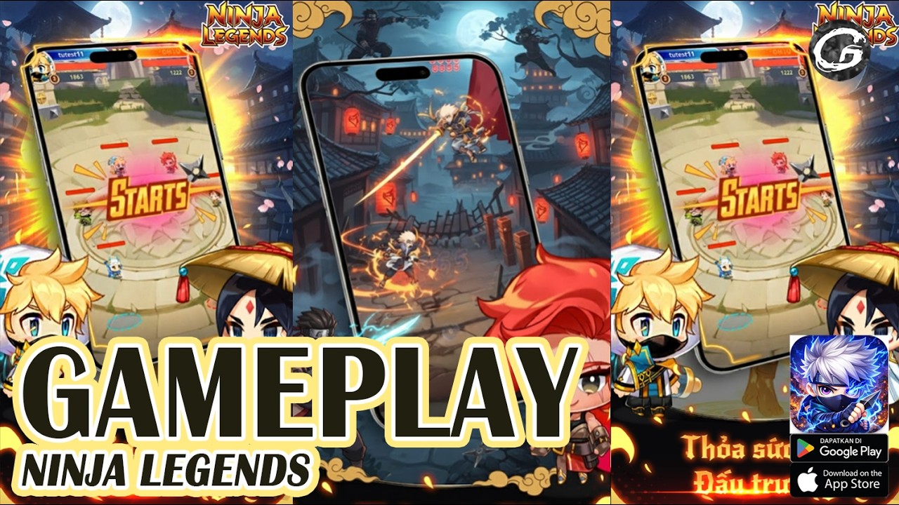 Ninja Legends Gameplay - Mobile Game (Android)